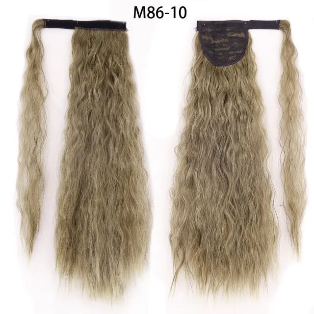 Ponytail Wig Water Wave Velcro Banding Chemical Fiber High Temperature Silk 26Style - Shop at LoveMi