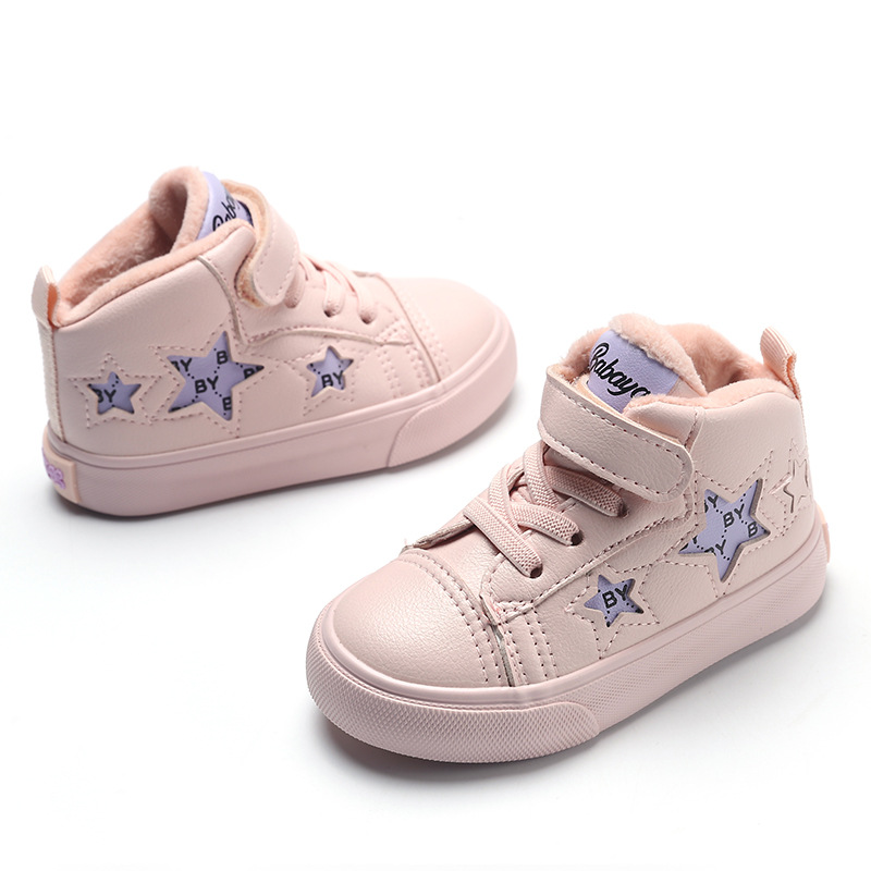 Stars Toddler Shoes Warm Cotton Shoes Sneakers — foto 5
