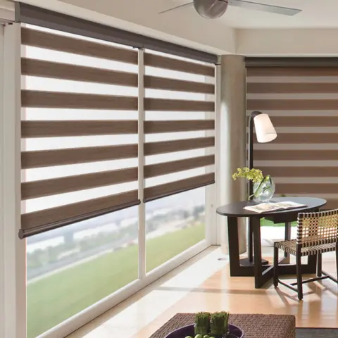 Soft Gauze Curtain Semi-Shading Rolling Roll-Up Electric Zebra
