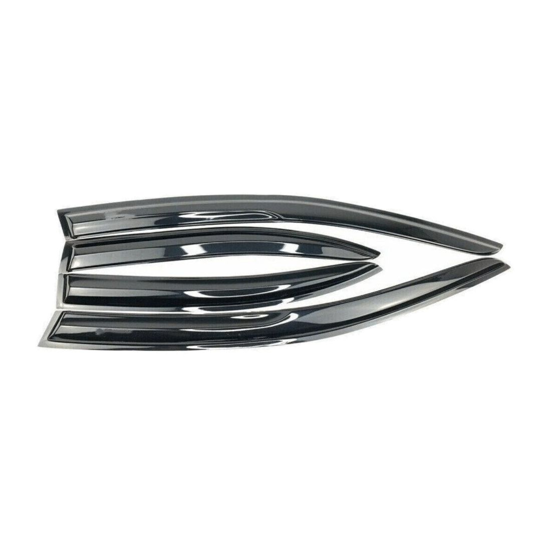 For M Itsubishi 08-17 Lancer Window Visor Rain Guard Shade & Wind Deflector