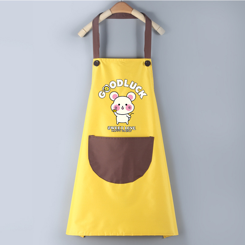 Title 7, Waterproof PVC Waistband Cartoon Apron Cleaning...