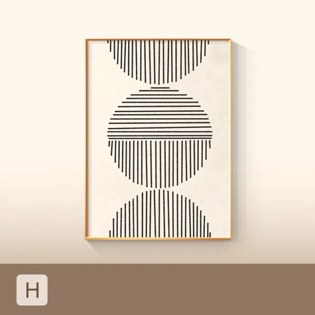 Minimalist Colorful Geometric Poster Printing Canvas Painting H - Shop at LoveMi