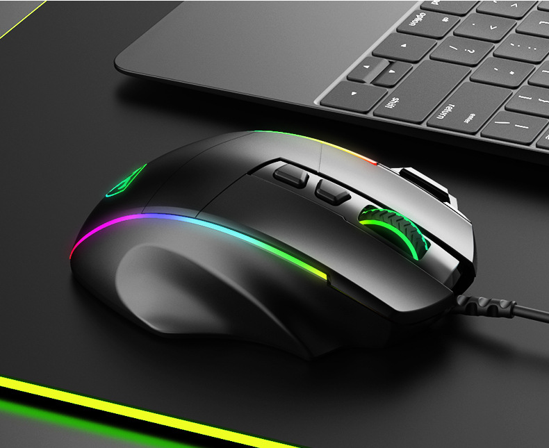 Wired Gaming Custom Programming Mechanical mus - Miniatyr 5