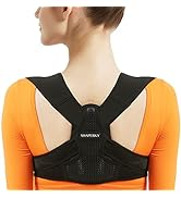 Posture Corrector for Women and Men, Adjustable Upper Back Brace, Breathable Back Support straigh...