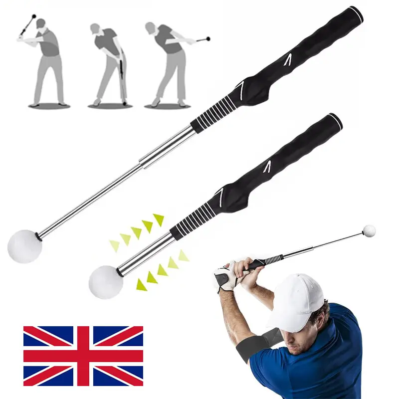 Retractable Golf Swing Training Aid Grip Trainer