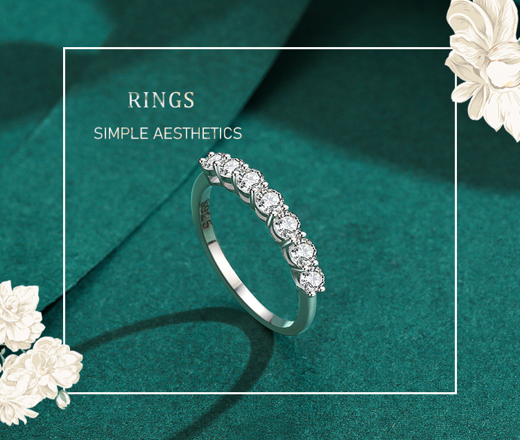 Female Stackable Index Finger Ring High Sense Closed Row Ring Bracelet