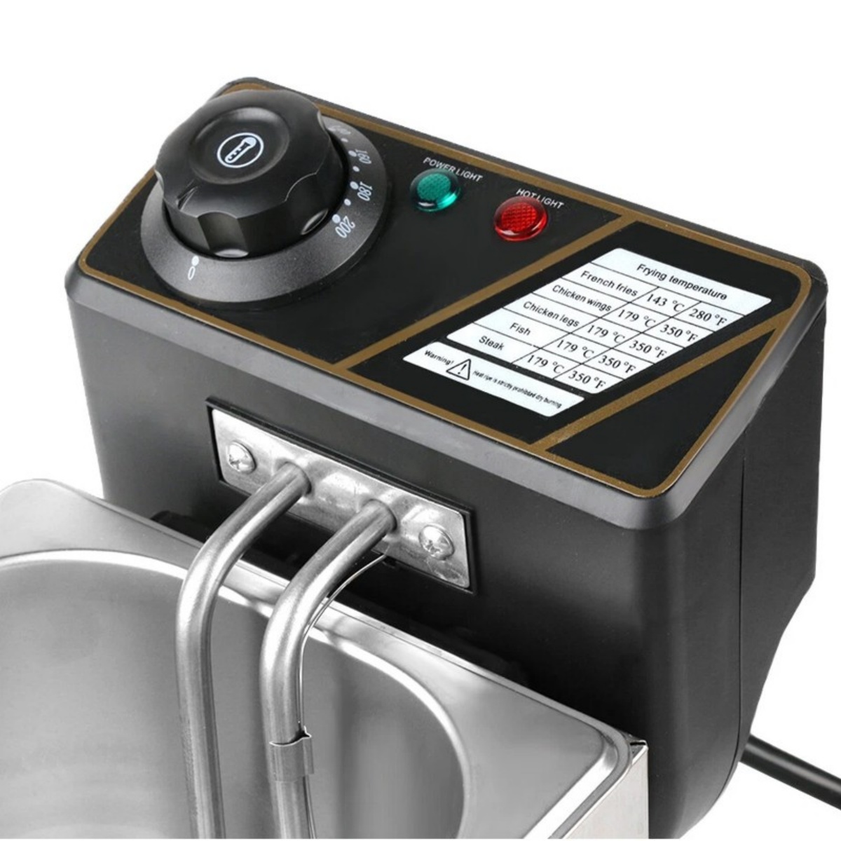 4L 2KW Commercial Electric Deep Fat Chip Fryer Fry Tank Stainless Steel — image 7