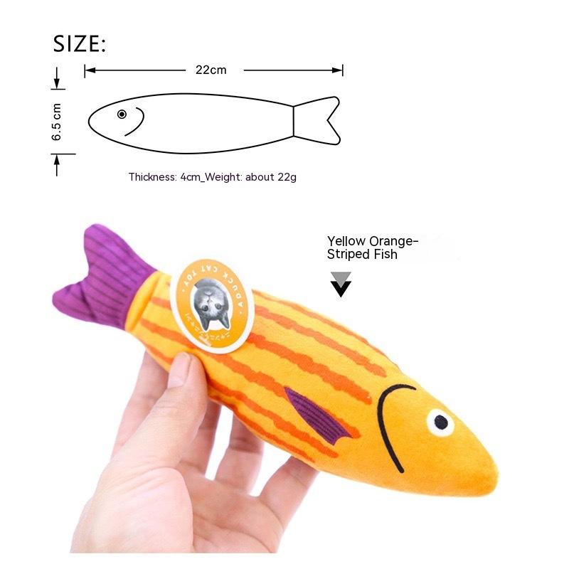 Yellow Orange Striped Fish