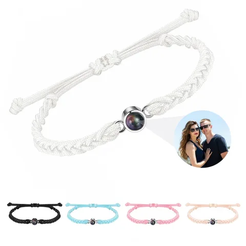 Personalized Photo Projection Bracelet 100 Languages I Love You
