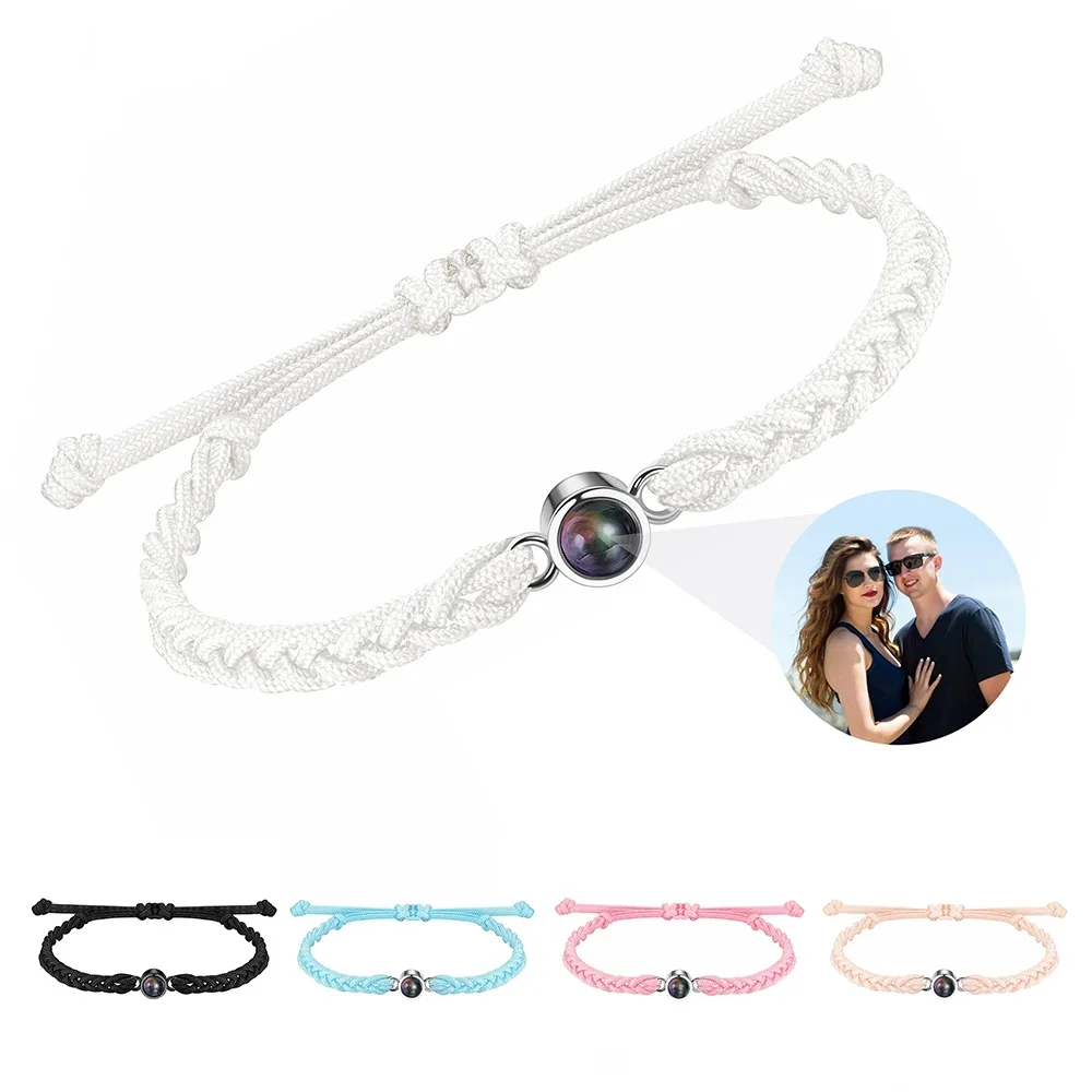 Personalized Photo Projection Bracelet 100 Languages I Love You