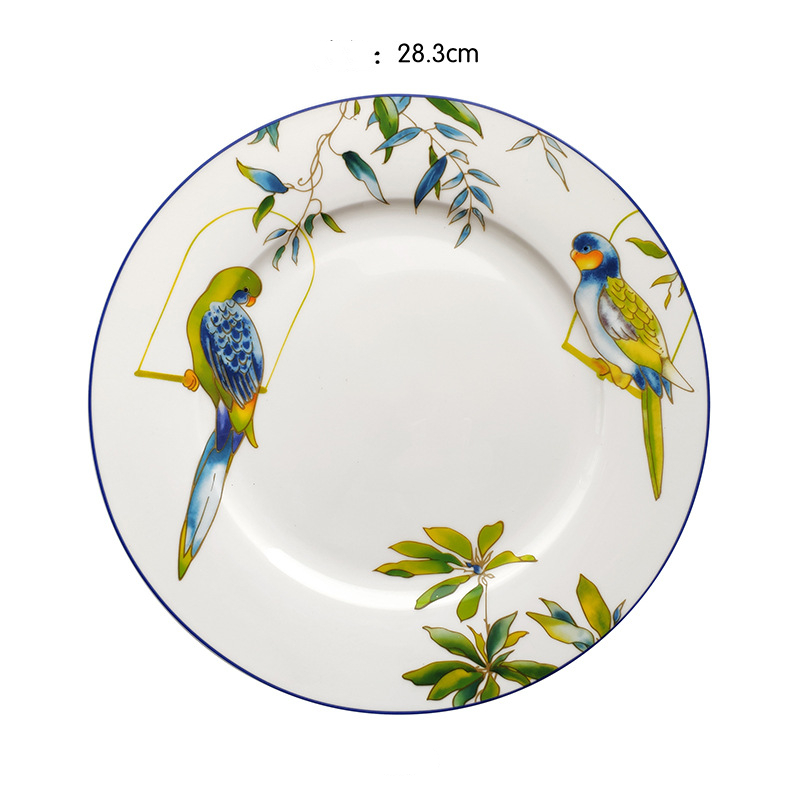 Title 6, Parrot bone china tableware set