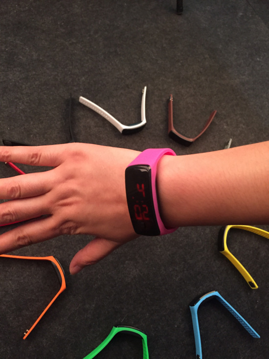 Led touch screen bracelet watch student men and women couples table luminous fashion sports smart watch