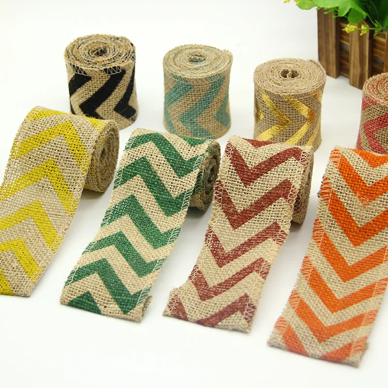 Burlap Ribbon Burlap Roll – image 2