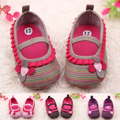 Four flower baby toddler shoes