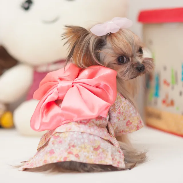 Pet dog kimono dog clothes pet spring and summer clothes Pink - Shop at LoveMi