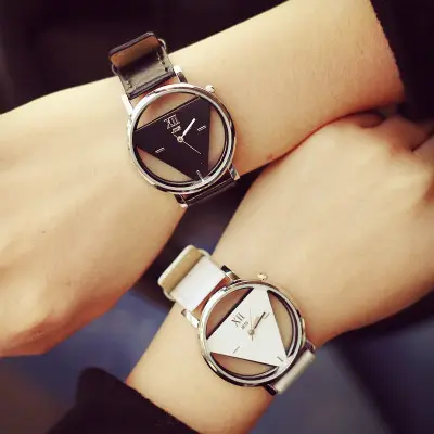 Fashion Double-sided Hollow Korean Trend Student Couple Watch