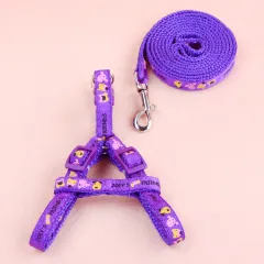 Pet patch traction rope set - Purple - View 1