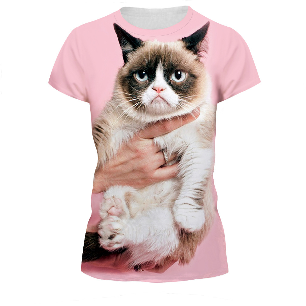 Grumpy3D Digital Printing Women's T-shirt