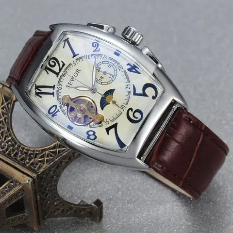 Si SEWOR Men Mechanical Watches Tourbillon Watch the Stars