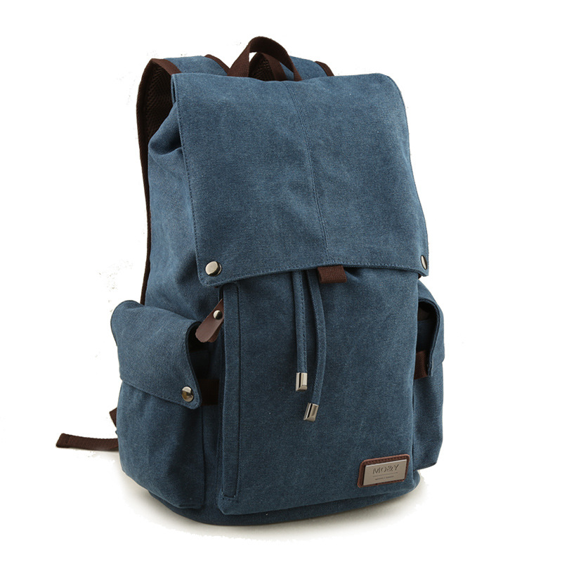 Korean men's backpack, leisure backpack, travel computer bag, men's canvas schoolbag