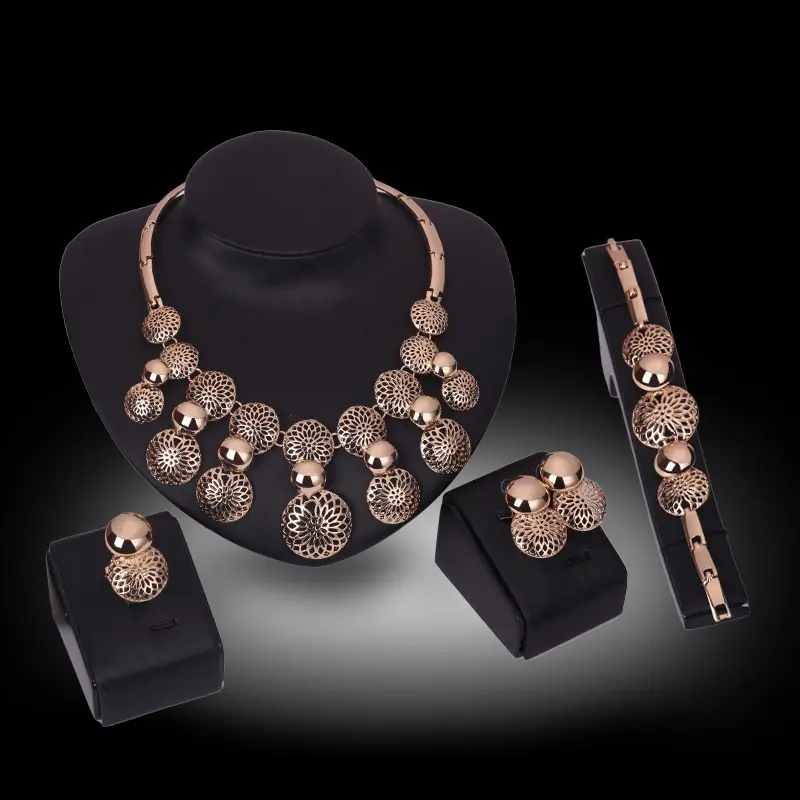Korean fashion bride jewelry set, alloy four