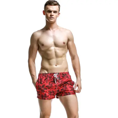 Seobean Thin Hibbing Men Beach Pants Shorts Three Loose