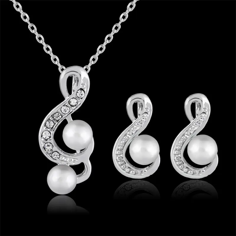 Fashion Pearl Two Sets of Simple and Elegant Bride
