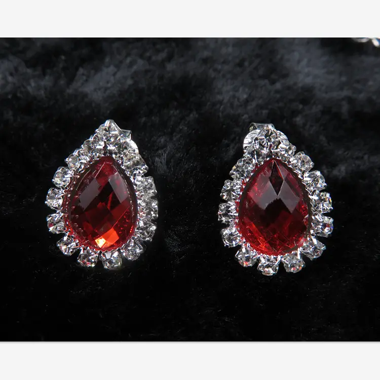 The New Bride Jewelry Color Diamond Earrings