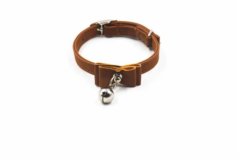 Hot Pet Collar Bow Tie Bell Collar Cute Bell Small Dog Collar,collar, Sales - Coffee