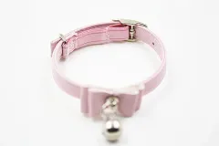 Hot Pet Collar Bow Tie Bell Collar Cute Bell Small Dog Collar,collar, Sales - Pink - View 1