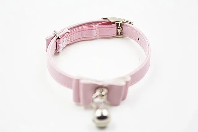 Hot Pet Collar Bow Tie Bell Collar Cute Bell Small Dog Collar,collar, Sales Pink - Shop at LoveMi