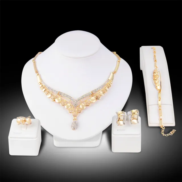 New European And American Exaggerated Jewelry Sets, Women's Bridal Jewelry Four Sets - Shop at LoveMi