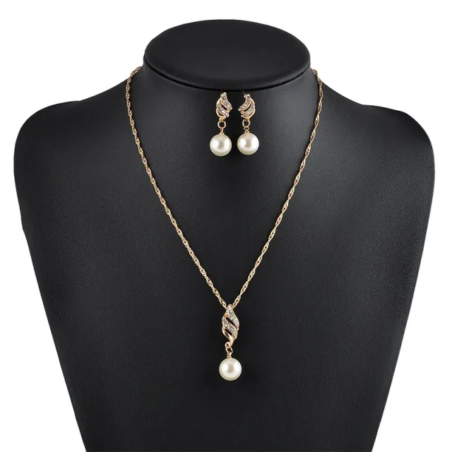 Foreign trade source, bridal beads, pearl necklace, European and American wedding jewelry, banquet dress, Earring Jewelry - Shop at LoveMi