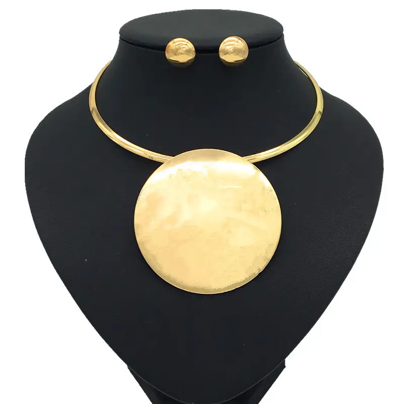 Nigeria bride necklace set exaggeration alloy Bead