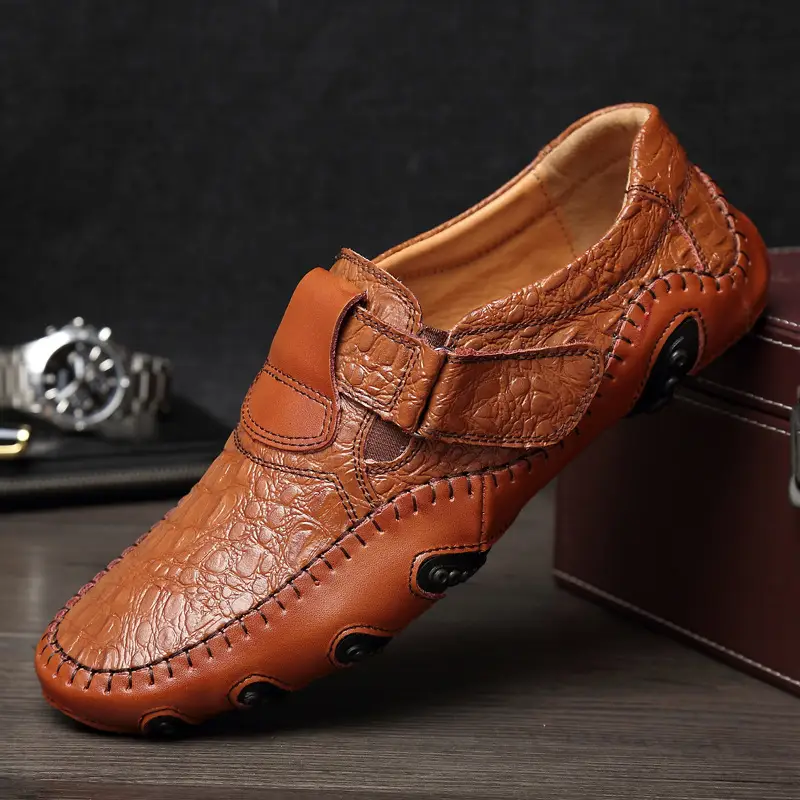 Peas shoes octopus casual leather shoes