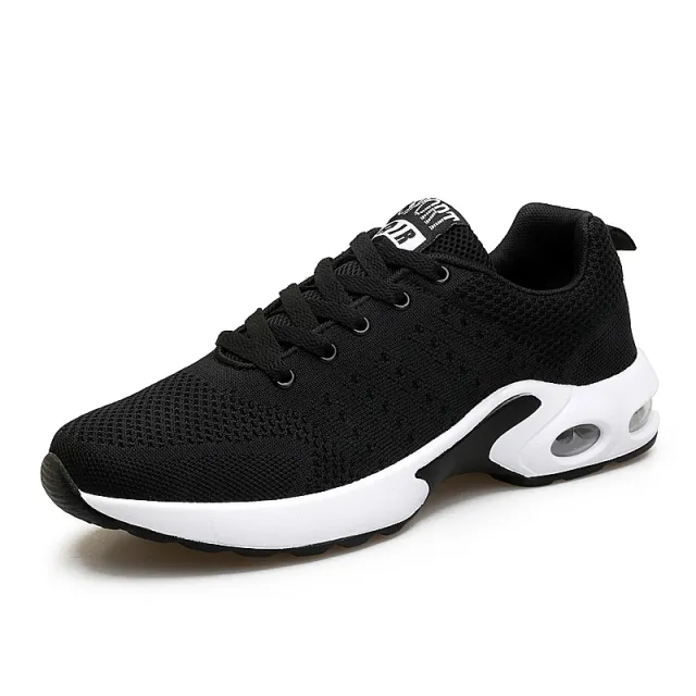 Korean fashion Campus Style Couple Running Shoes Black - Shop at LoveMi