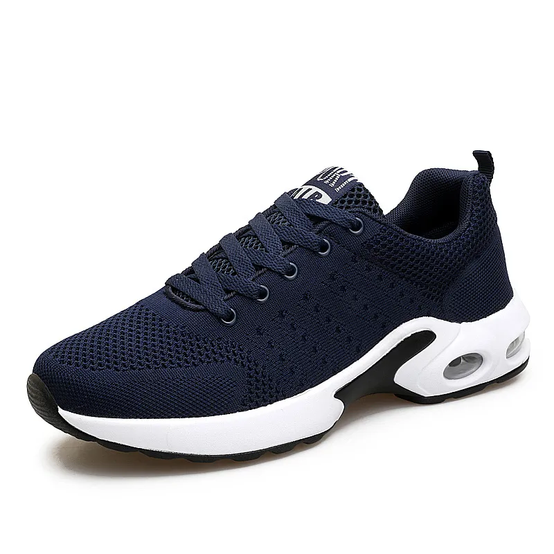 Korean fashion Campus Style Couple Running Shoes - Blue