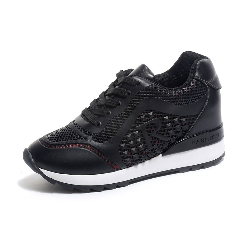 Net red increased casual white shoes