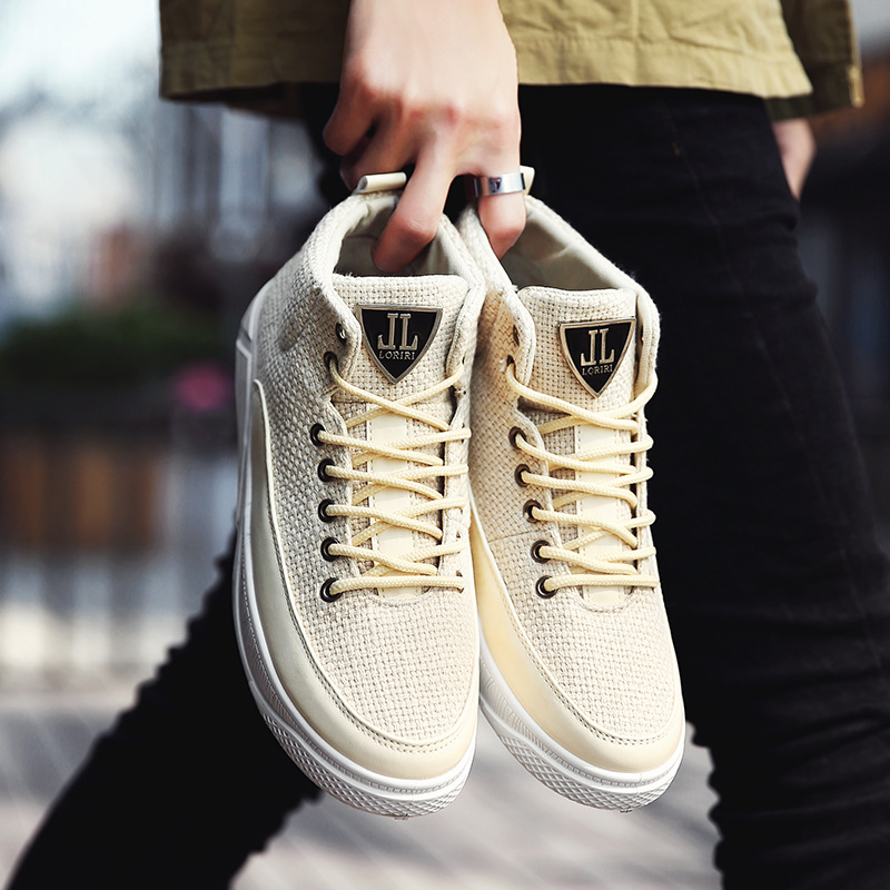 Title 2, Linen high-top sneakers