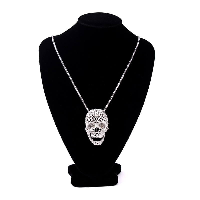Skull Long Chain Necklace