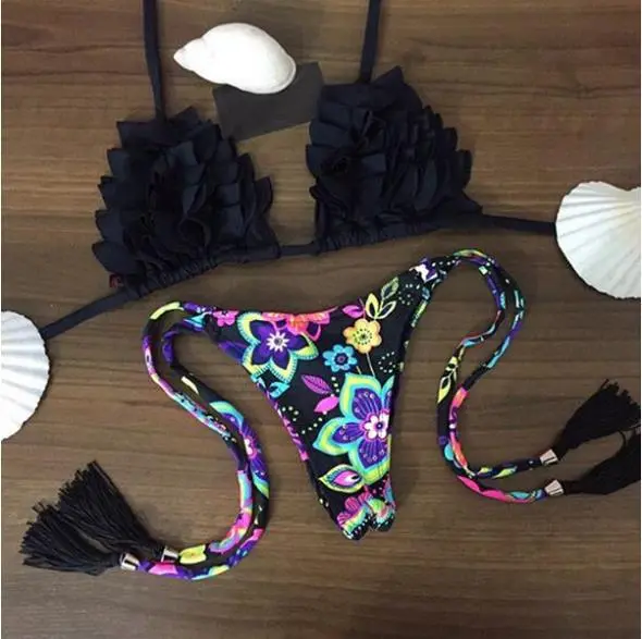 speed selling explosion, Brazil bikini suit, sexy lady swimsuit, bikini bikini split bikini Black - Shop at LoveMi