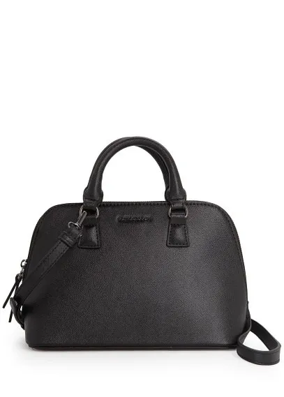 MANGO handbags and fashion shell Bag Shoulder Bag Messenger Bag cross cross pattern - Black