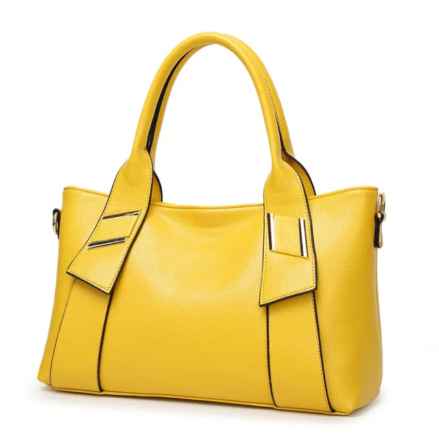 new winter fashion handbags embossed bags Handbag Satchel Bag female winter bag Yellow - Shop at LoveMi