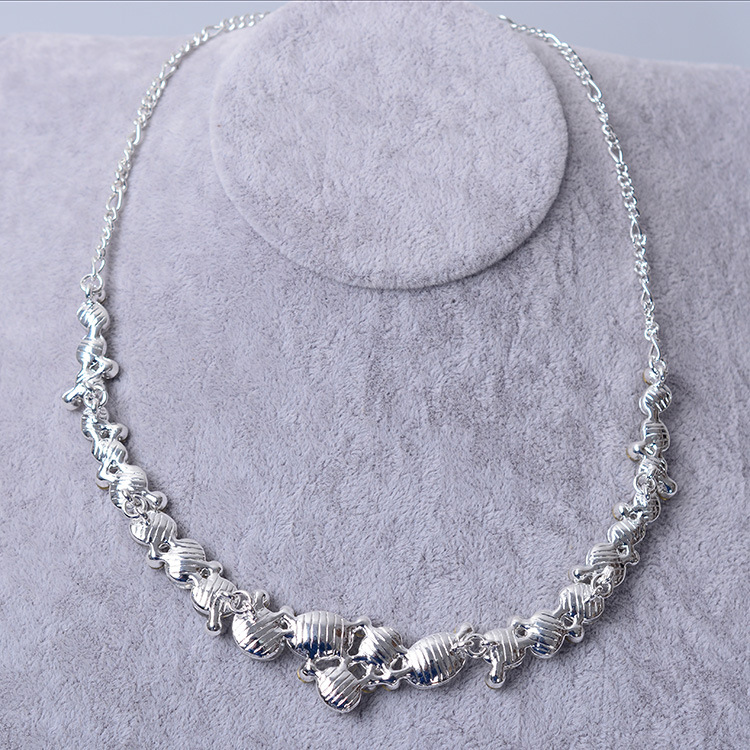 TL138 bridal jewelry alloy plating, Rhinestone Necklace, earring set, wedding dress accessories wholesale — foto 4