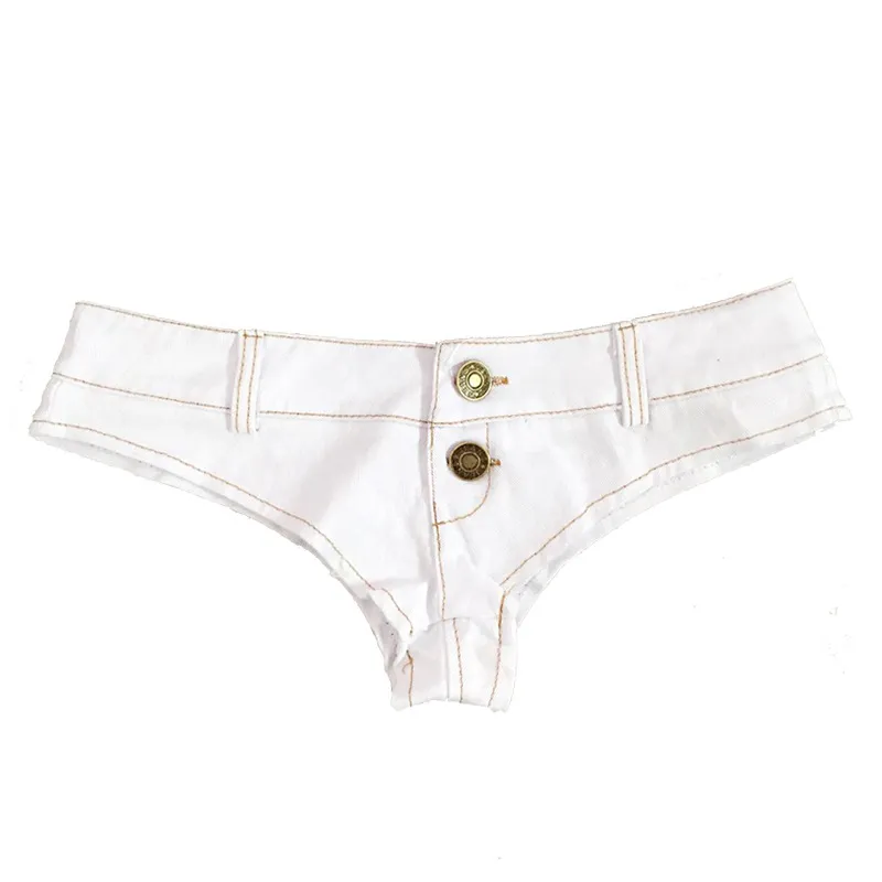 Cowgirl Nightclub Sexy Hot Pants - White