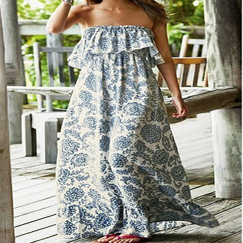 Off The Shoulder Ruffle Dress