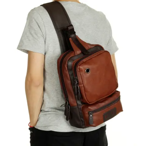 A Mo Tis Leather Backpack Bag Trend of Korean