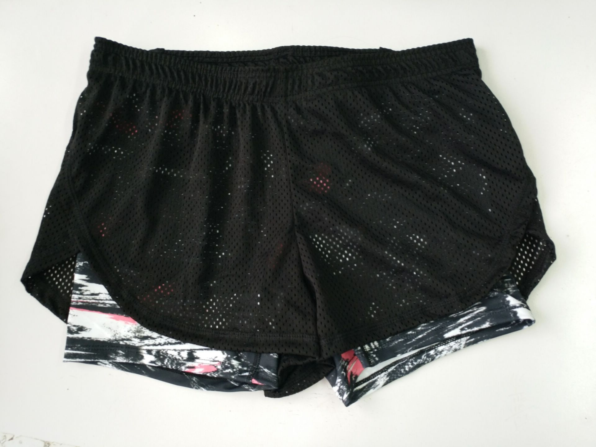 Double Layered Yoga Shorts Red - Shop at LoveMi