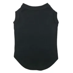 Autumn dog clothes cotton t-shirt - Black - View 1