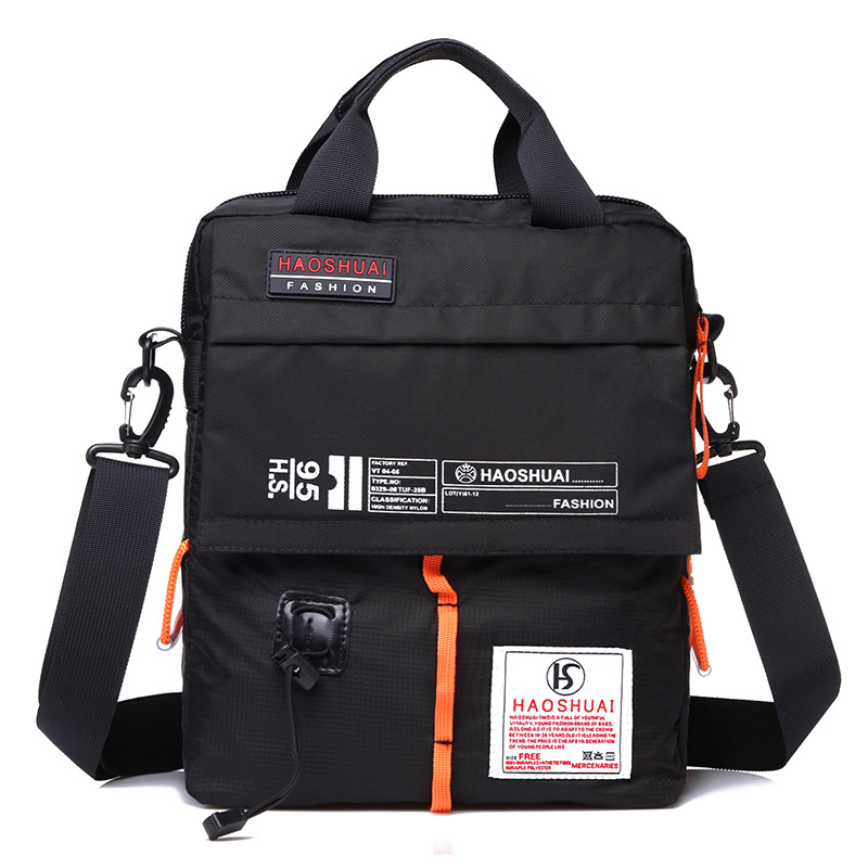 Wholesale men's shoulder bag, men's bag, hand bag, canvas waterproof outdoor bag